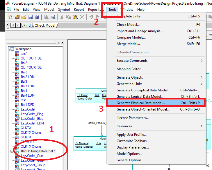 Guide to exporting SQL files from PowerDesigner - LazyCodet
