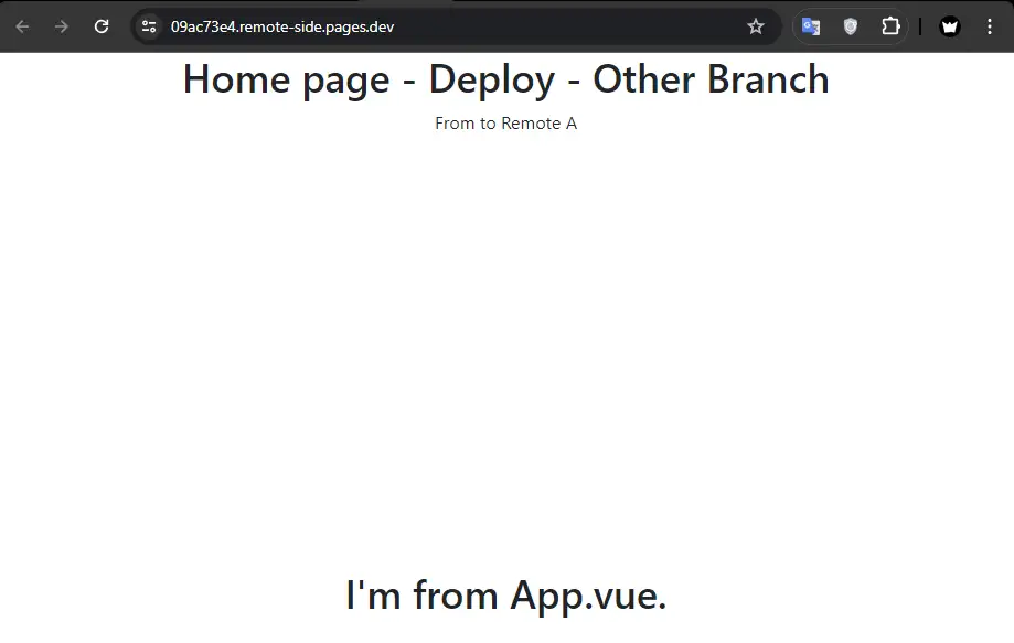 I can access the website for the new branch
